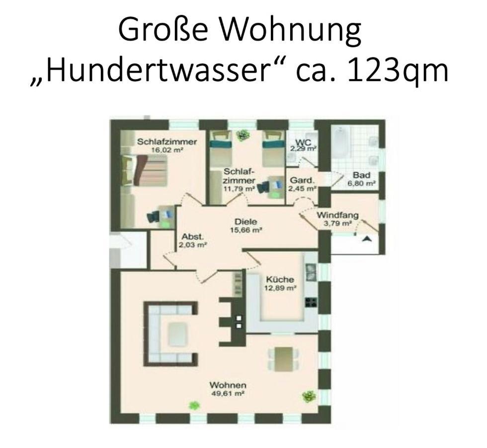 Grosse Ferienwohnung Hundertwasser Am Dreisessel In Altreichenau Neureichenau Eksteriør billede